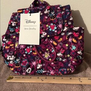Vera Bradley Disney Floral Backpack, nwt, non smoking, pet friendly home